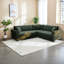 Canapé-lit d'angle à compression, canapé moderne en chenille de 224 cm (88 po) pour la maison-884097349