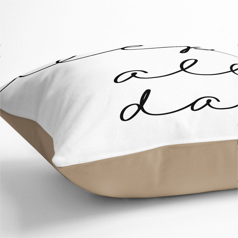Square Cushion, 55cm H x 55cm W x 20cm D, Stone