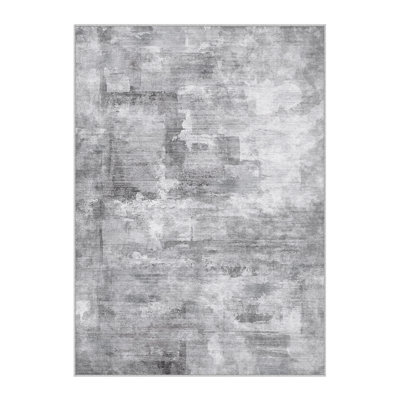 Oriental Light Grey Area Rug