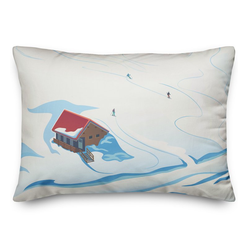  Housse de coussin rectangulaire et insert Mountain Mountain Scene