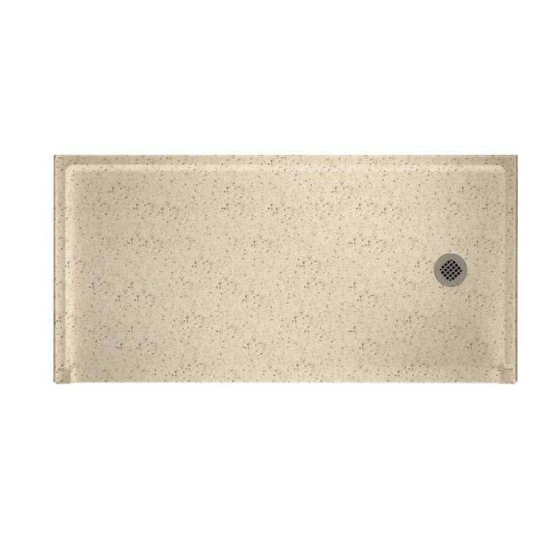 30'' W 60'' D Rectangular Single Shower Base, Right-Hand, Bermuda Sand