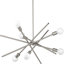 Lustre sphérique spoutnik à 6 lumières Pondview-1615576325