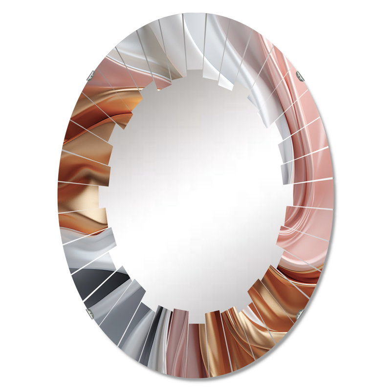 Labrusca - Miroir mural moderne ovale, 30 po x 20 po