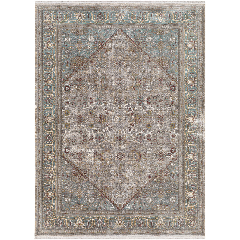 Tapis oriental brun Lis Lis Lis, Rectangle 9 pi x 12 pi 3 po