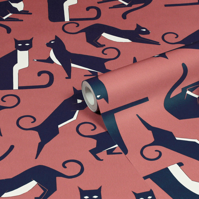 10m x 52cm Matte Wallpaper Roll, Pink