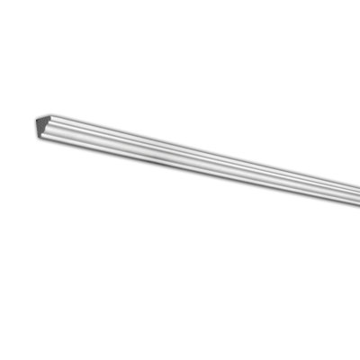 Plastic 0.625'' W x 96'' L Wall Base in Primed White