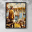 Série NAUTICAL DCVI - reproduction encadrée de qualité supérieure - prête à être accrochée - aucun clou requis