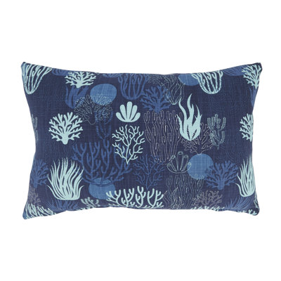 Coastal Coral Pillow Cover