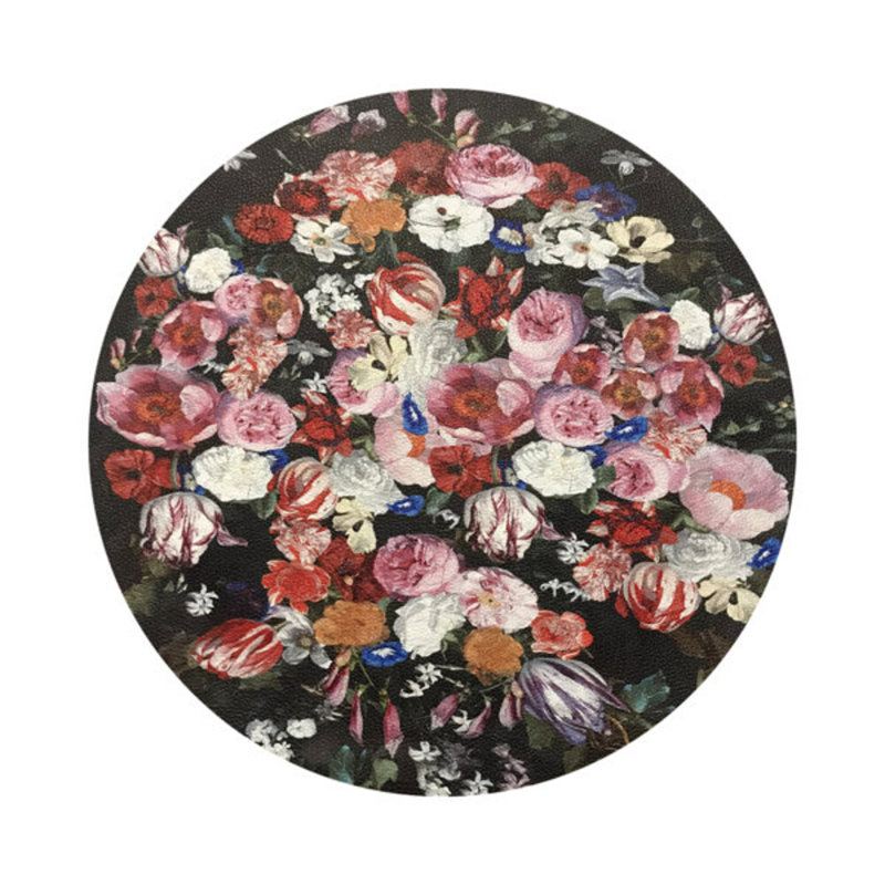 Festoon Flowers Pebble 16" Vinyl Placemat