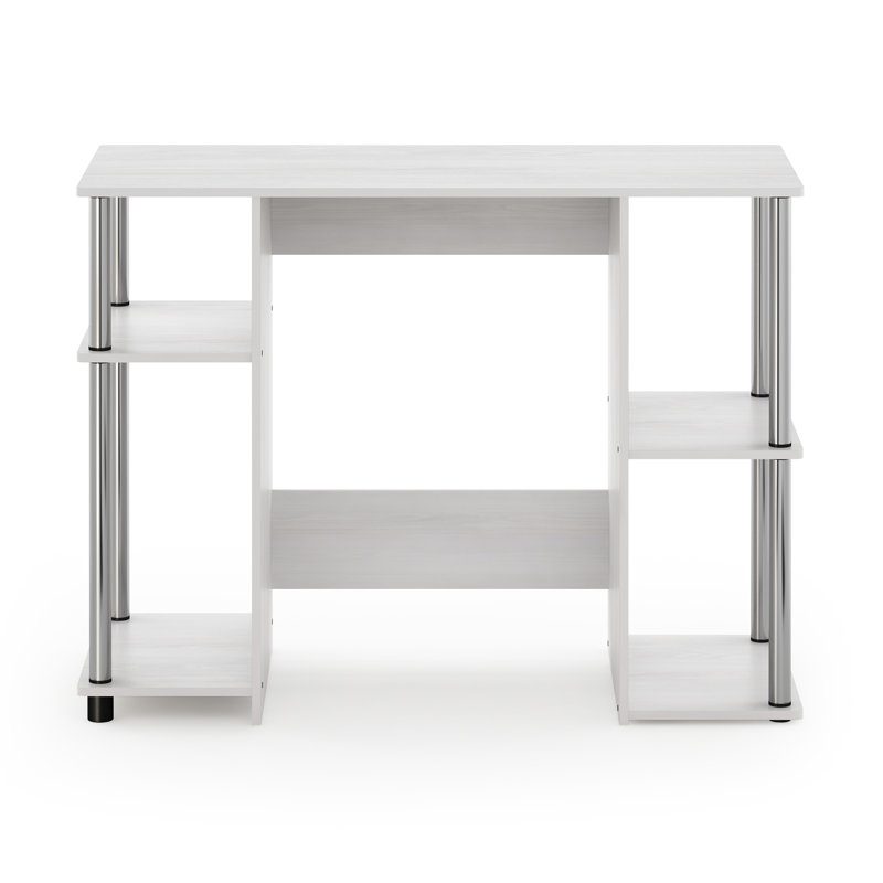 Bureau Lansing, Chêne blanc / acier inoxydable