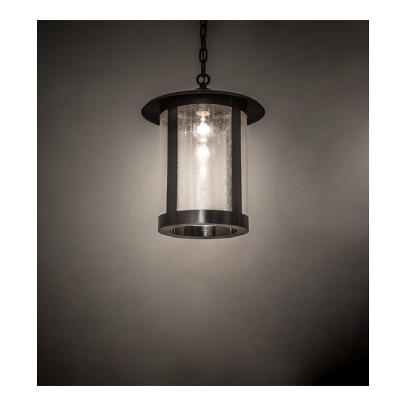 Luminaire suspendu lanterne artisanal 1 lumière Atanaska
