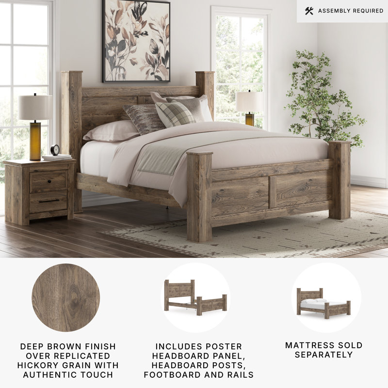 Gwenan King Poster Bed, King