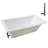 60" x 32" Acrylic Soaking Drop-In Bathtub, Drain Included-97412609
