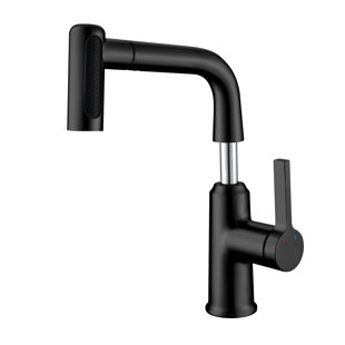 Robinet de salle de bain monotrou avec 2 modes d'eau, robinet de meuble-lavabo escamotable pour salle de bain et salle de lavage Lefton, BF2209