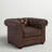 Dunn Faux Leather Chesterfield Chair