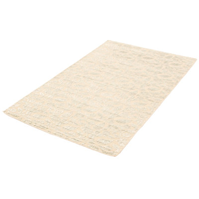 Tapis ivoire noué à la main Cudahy