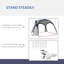 Marchetti 3.5 x 3.5M Camping Gazebo Dome Tent for 6-8 Person Cream and Blue