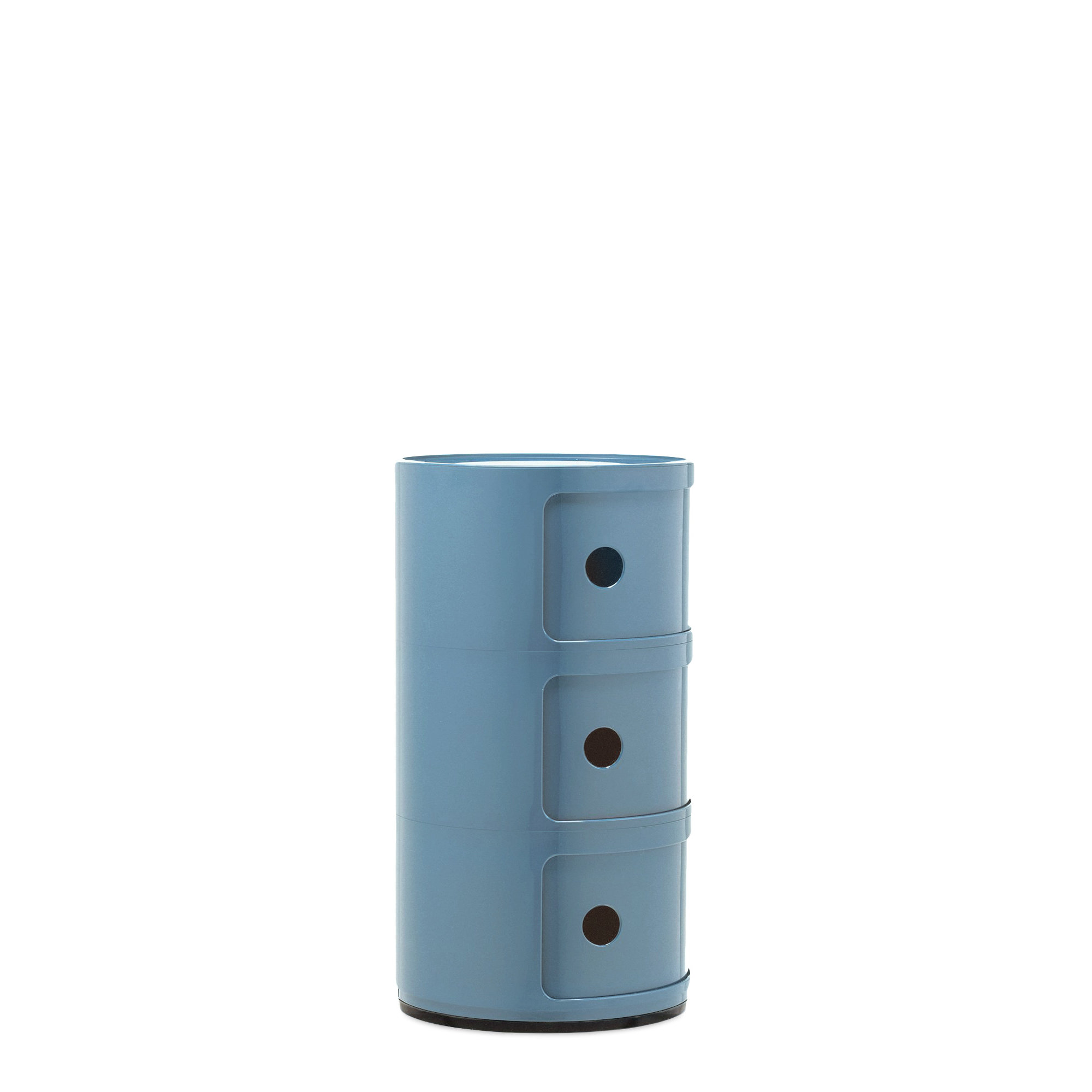 Componibili Round Modular Stacking Units, 3, Sky Blue