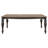 Guransh Modern 5-Piece Set - Rectangular Dining Set Charcoal Sand Through, Designed For Style And Comfort Guransh 5-Piece Rectangular Dining Set Charcoal Sand Through