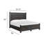 Grand lit avec panneau de rangement Wilmot-1055457359