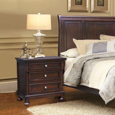 Willow Ridge Lavenia 3 Drawer Nightstand -  Darby Home Co, 87E8C437F99B4434885450D4834FF820