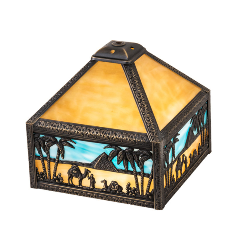 Claudette 9'' H Glass Empire Lighting Shade