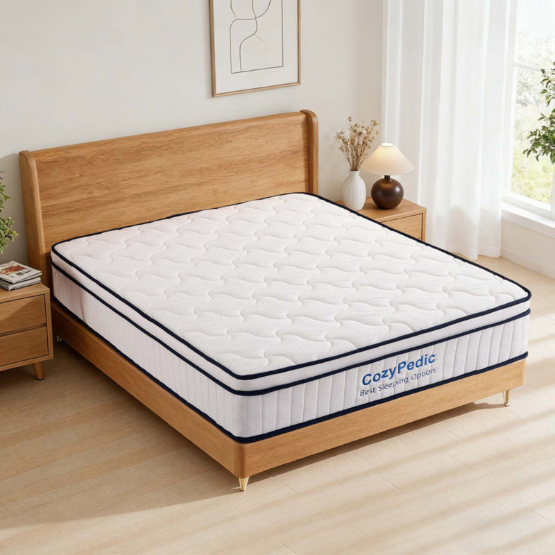 10 Inch King Size Medium Firm Mattress, King, 10"