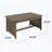 Gray-Finished Acacia Wood Outdoor Coffee Table-704875118