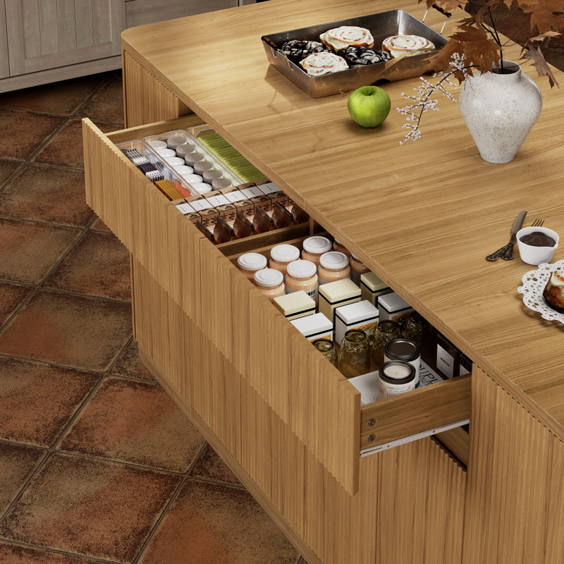 74.8" Large Kitchen Island