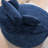54" Blue Chenille Swivel Round Pillow accent chairs, Modern Comfortable Lounge Chair-1621068484-1638835164
