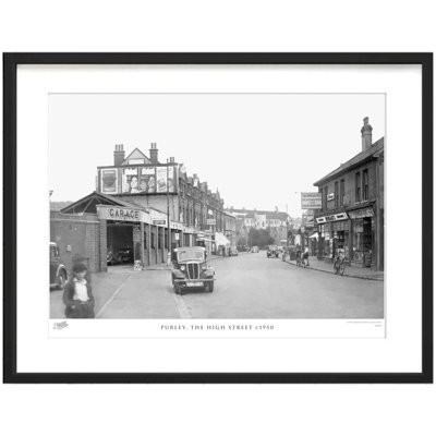 Purley, The High Street C1950 by Francis Frith - Single Picture Frame Print