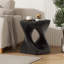 Table d'appoint MGO Twist Shape, texture semblable au bois, durable et résistante aux intempéries-1548313736
