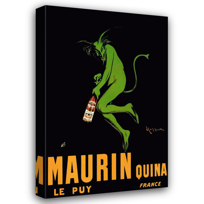 Maurin Quina, vers 1920, H 24 po x l 15 po
