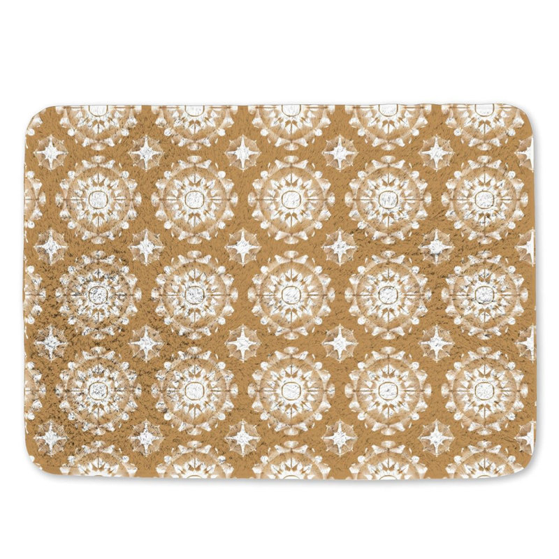 Letka Microfiber / Microsuede Non-Slip Bath Mat, 21"W x 34"L