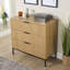 Steel 3 - Drawer Rectangle Accent Chest