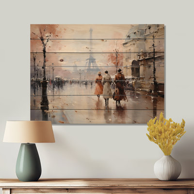 French French in 1920S I - Impression sur bois sans cadre