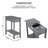 Galnares Compact Narrow End Table with Hidden Storage – Small Side Table, Wood Nightstand, Accent Table-576873630