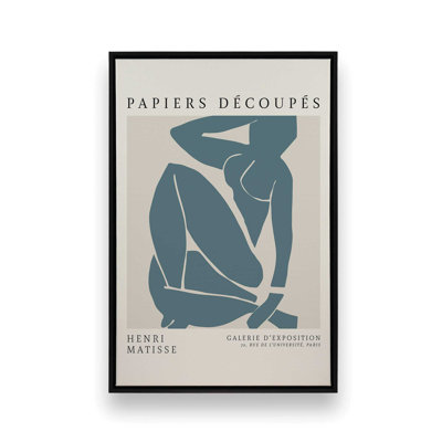 Matisse's Nude III en bleu minuit