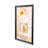 M&T Displays 18x24 Fancy Snap Poster Frame - Black Aluminum Front Loading Wall Mounted Picture & Sign Holder With Anti-Glare Cover | Quick Change Display For Menus, Photos, Office, Retail, Business-66231122