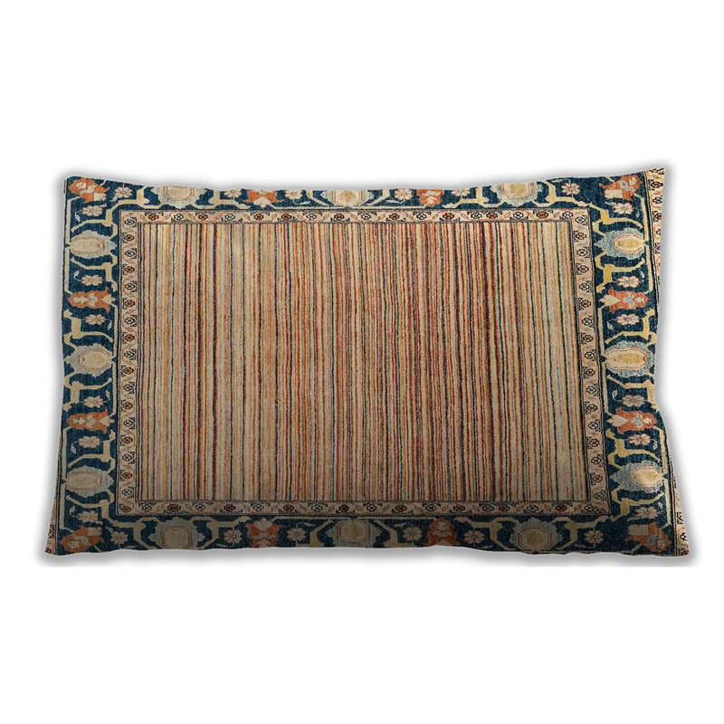 Coussin lombaire Abstract 1837, Microsuède