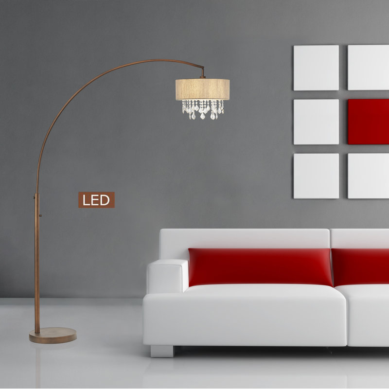 Lampe sur pied en arche 81" Sigourney
