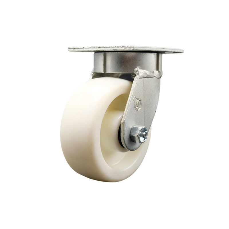 Roulettes pivotantes en nylon Kingpinless