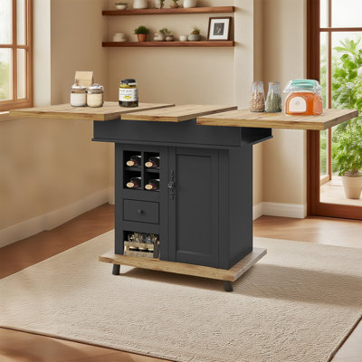 142 cm W Kitchen Island with Top