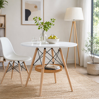 31.5-inch MDF dining table