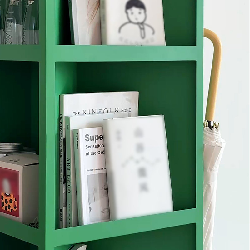 Simple rotating bookcase