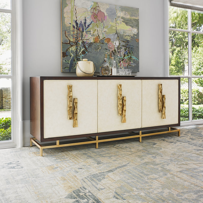 Origami 78'' Sideboard, Walnut