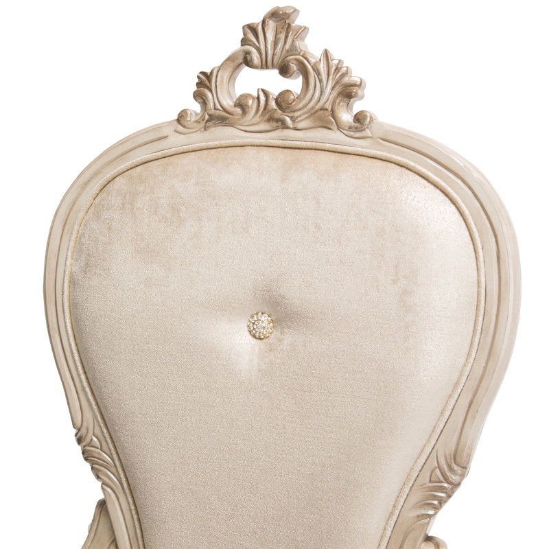Platine De Royale Champagne Upholstered Arm Chair, Champagne