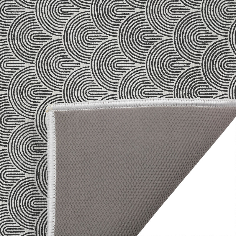 Paillasson Rolling Humps, 21" W x 34" L, Gris anthracite