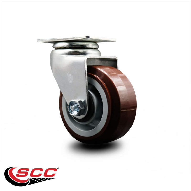 Polyolefin Caster with Roller Bearing