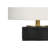 Contemporary Resin Table Lamp with Shade